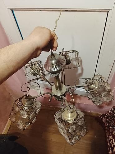 Çılçıraq, 5 lampa, Metal