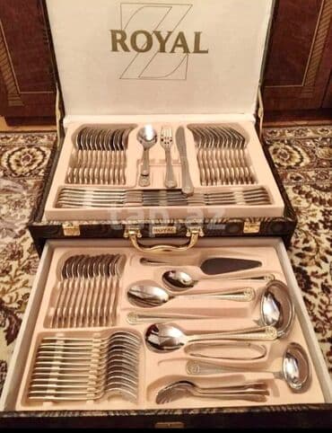 otaq qapilari 2019: Qasiq-bicaq-cəngəl dəsti.Yeni, deri cemodan ‘’ Z royal’’ Germaniya — 1