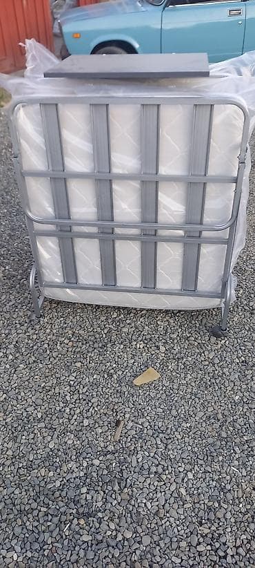 кушетка для массажа складная бу: Новый, Раскладушка с матрасом — 1