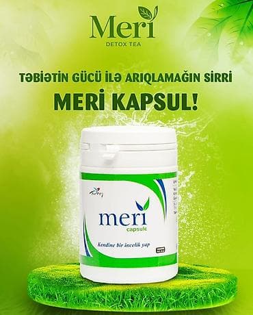Meri Detox Tea – Meri Capsule Məhsul: Meri kapsul (detoks və arıqlama