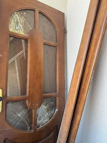 qapı dinamik: PULSUZ gelib goture bilersiniz 2 eded cerciveli taxta otaq qapisi — 5