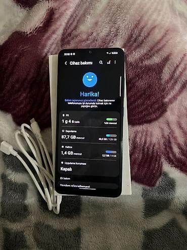 samsung a10s ekran: Samsung Galaxy A32, 128 GB, rəng - Qara, İki sim kartlı — 5