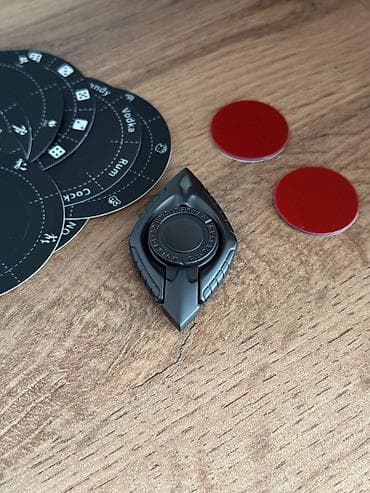 bala at: Gyro Fidget Fidget Titanium toy - oyuncaq — stressi azaltmaq, barmaq — 1