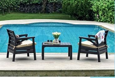 Gözəl dizaynli iki kreslo bir masa dəsti.Plastikdi,xamməddəsi lalafo.az -da Gözəl dizaynli iki kreslo bir masa dəsti.Plastikdi,xamməddəsi