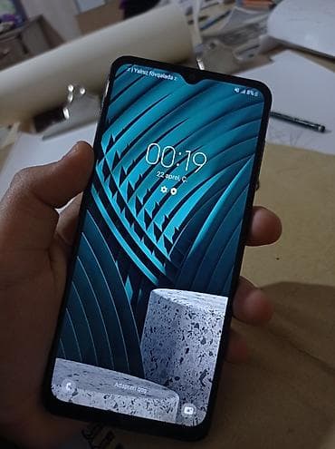 telofo: Samsung Galaxy A12, 64 GB, rəng - Qara, Face ID, Düyməli, Barmaq izi — 4