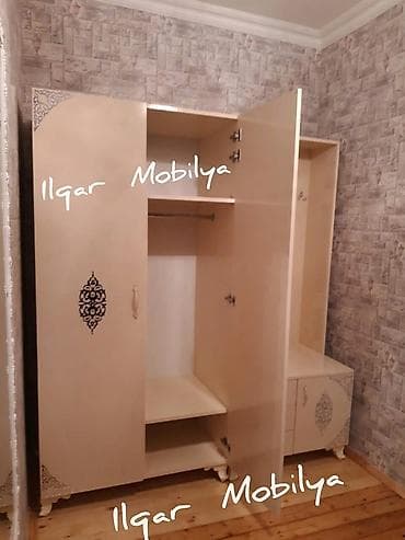 şfaner: Düz dolab, Dəhliz üçün, Ayaqqabı üçün, Açılan, Quraşdırıla bilən, 2 qapılı — 3