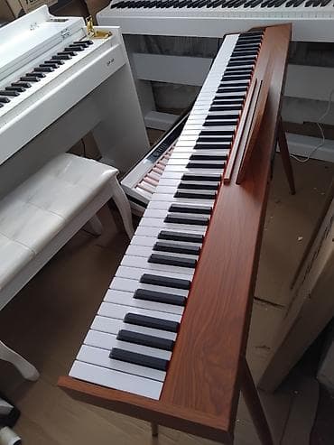 Digər: Elektro Pianino Qəhvəyi rəngli 88 klaviş tam oktava Pianino səslidir 4 — 4