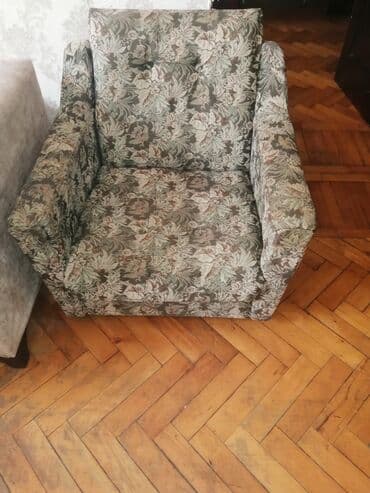 İşlənmiş, Kreslo-oturacaq, Parça, Kredit yoxdur