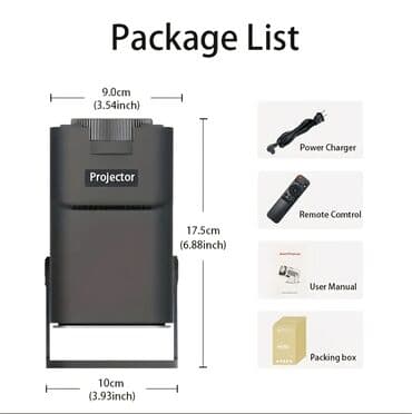 TV tünerlər və resiverlər: Yeni Portativ Proyektor Ödənişli çatdırılma — 8