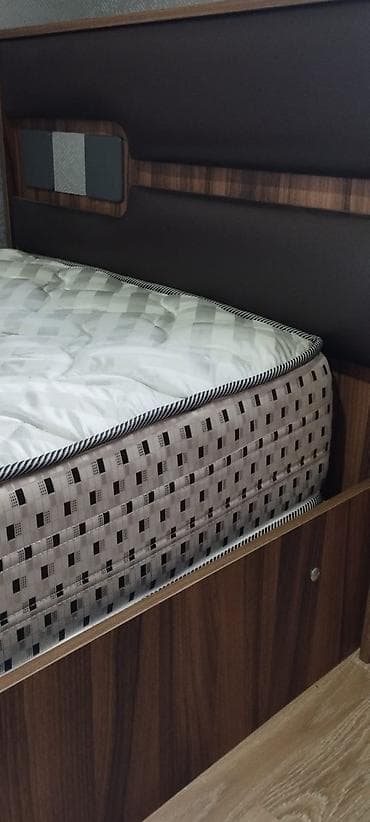 Другая мебель: Для девочки и мальчика, Новый, Кровать, С подъемным механизмом, С матрасом, Без выдвижных ящиков — 2