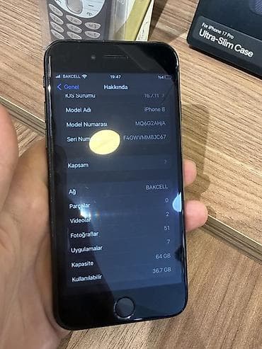 ipod touch 8: IPhone 8, 64 GB, Qara, Simsiz şarj — 3