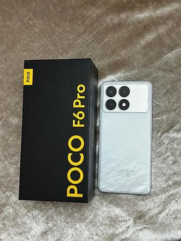 huawei gpon modem: Poco F6 Pro, 512 GB, rəng - Ağ, Face ID — 1