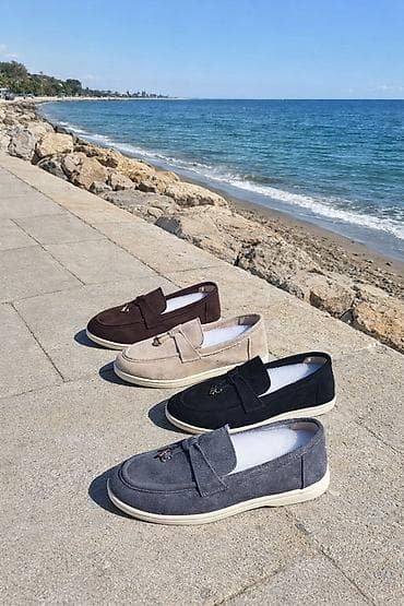 makasin ayaqqabilar: Qadın loaferləri – klassik və rahat gündəlik model - Material: yumşaq — 1