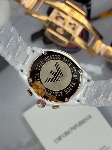 Наручные часы: Новый, Наручные часы, Emporio Armani, цвет - Белый — 3