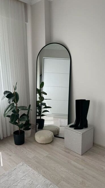 dekorativ güzgü: Güzgü Döşəmə üstü, Oval, Dekorativ — 1