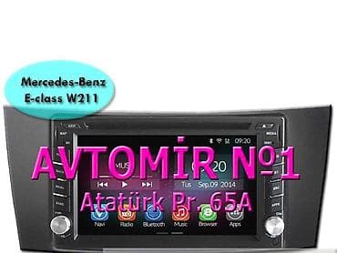 avto dvd: DVD monitor Mercedes Benz W211 universal ramka ile 🚙🚒 Ünvana və — 1