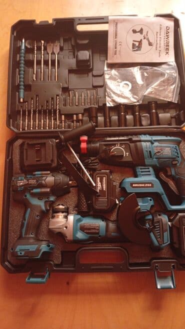 Жидкие обои: Dawreek Tech çoxfunksiyalı akkumulyatorlu alət dəsti - Fırçasız — 1