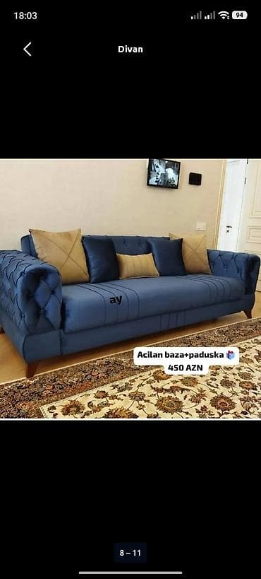 Divan, Yeni, Açılan, Bazalı, Parça, Şəhərdaxili pulsuz çatdırılma lalafo.az -da Divan, Yeni, Açılan, Bazalı, Parça, Şəhərdaxili pulsuz çatdırılma
