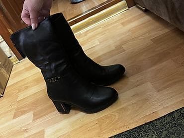 daban ucun silikon: Çəkmə, Ölçü: 38, rəng - Qara, İşlənmiş — 1