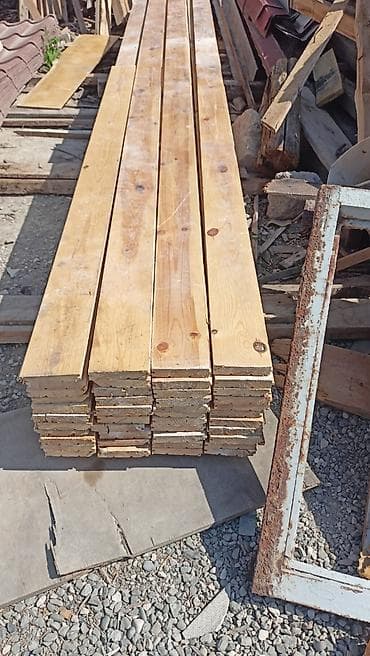 Taxta taxtalar dəsti - Material: iynəyarpaq (şam tipli) zolaqlı