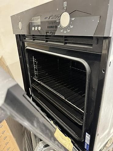 ariston temiri: Hotpoint Ariston quraşdırılan elektrik sobası - Ön panel: qara şüşə — 2