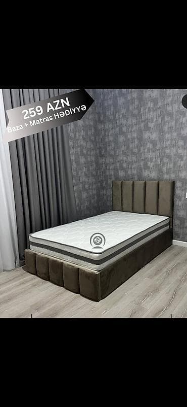 taxt dosekleri: Tək nəfərlik çarpayı seti – baza + hədiyyə matras - Qiymət: 259 AZN — 1