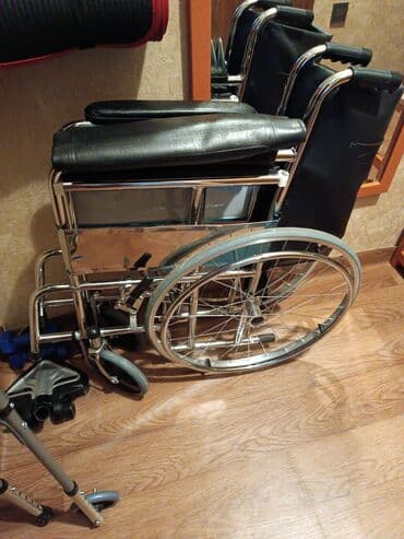 Eşitmə cihazları: Mexaniki əlil arabası - Korpus: parlaq xrom/metall karkas, möhkəm — 1