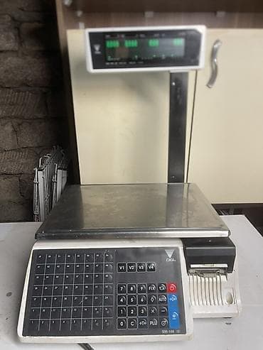 Digi SM-100 etiketli tərəzi - Mağaza, market və ətlərlə meyvə-tərəvəz