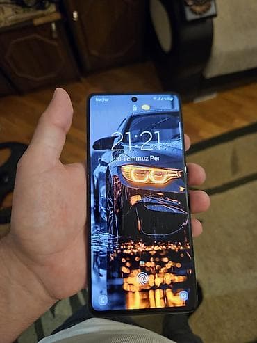 Мобильные телефоны и аксессуары: Samsung Galaxy A51, 128 ГБ, цвет - Голубой, Отпечаток пальца — 1