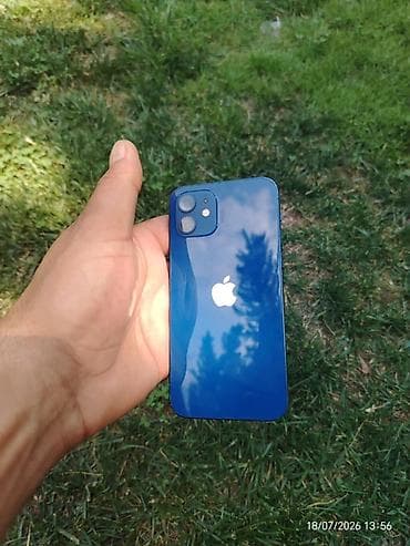 apple mac mini: IPhone 12, 64 GB, Mavi, Face ID — 1