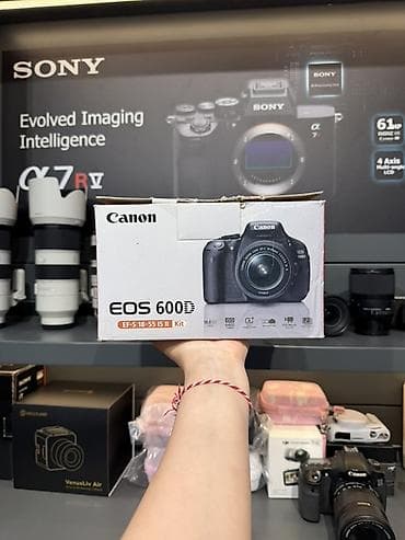 Foto və videokameralar: Canon EOS 600D – EF-S 18-55mm IS II Kit - 18.0 MP APS-C CMOS sensor - — 1