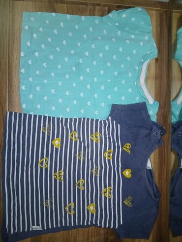 детские нарядные комплекты: Uşaq geyimləri dəsti 1) Narıncı rəngli KIABI kombinezon - Material — 11