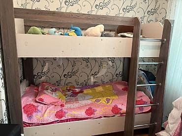 Oğlan və qız üçün, Çarpayı, Matras ilə, Siyirməsiz, MDF