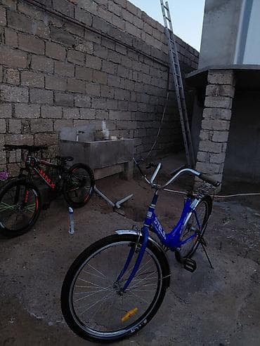 STELS şəhər velosipedi - Rəng: göy - Çərçivə: aşağı enişli, rahat — 1