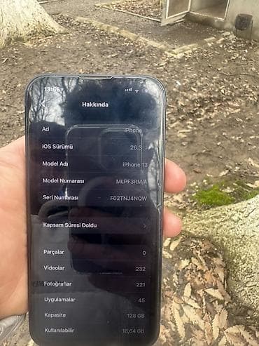 Avtoelektronika: IPhone 13, 128 GB, Midnight, Face ID — 1