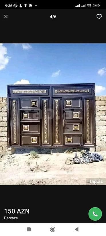 Перила: Isteyinize uygun Dəmir Qapi ve darvazalarin sifarisle — 4
