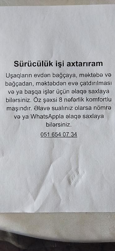 3 birinde printer: Minivan, 8 Oturacaq — 1