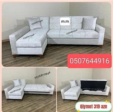 Künc divan, Yeni, Açılan, Bazalı, Parça, Şəhərdaxili pulsuz çatdırılma