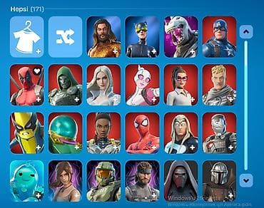 pc 4: 171 skin
182 pickaxe
161 glider
136 dance
9200 Vbucks
old stw — 2