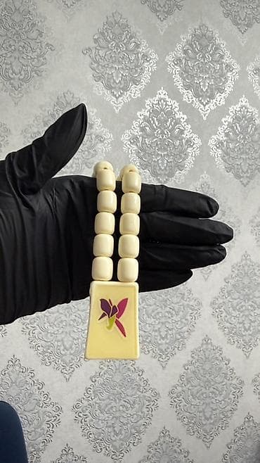gumuş təsbeh: Məhsul: Əl işləri dekorativ təsbeh və bəzək muncuqları Xüsusiyyətlər — 3