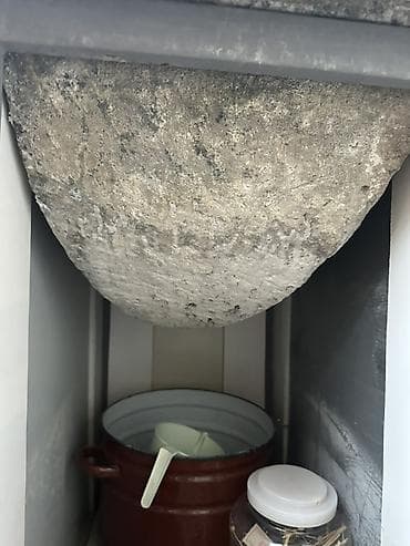 tibbe aid sekiller: Beton su çəni (balkon üçün), üstü qapaqlı dolab daxil. 1930-1940 ci — 4