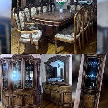 İşlənmiş, Komod, Masa və oturacaqlar, Servant