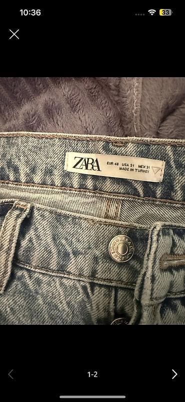 Личные вещи: Zara yeni walvar geyinilmeyib 70 manata alinib 8 manata satilir oglan — 1