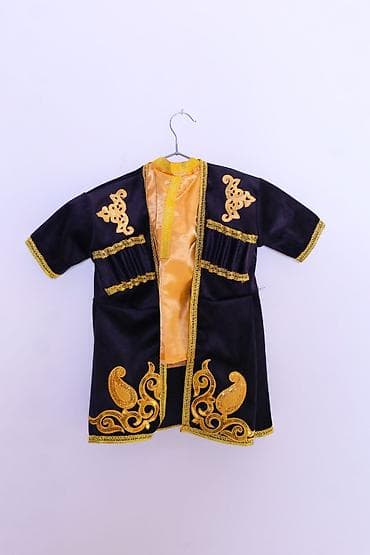 Üst geyimləri: Uşaq üçün milli rəqs geyimləri dəsti - Qızlar üçün paltar: yaşıl və — 2