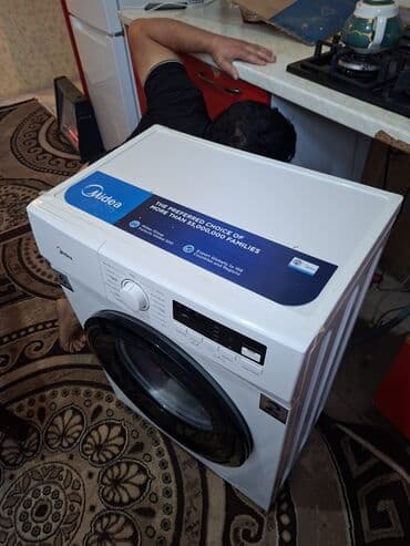 покупка стиральной машины: Стиральная машина Midea, 6 кг, Б/у, Автомат, Есть сушка — 2