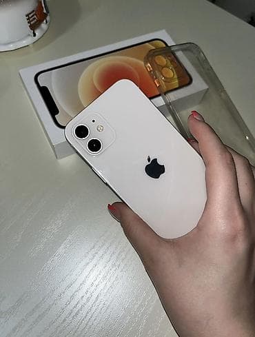 Бытовая техника: IPhone 12, 64 ГБ, Белый, Face ID — 3