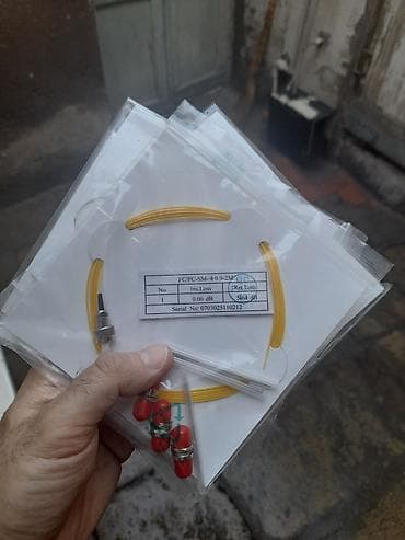 FC/PC-SM fiber optik patch cord/pigtail dəsti - Konnektor: FC/PC