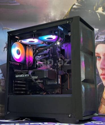 Kompüter ehtiyyat hissələri: Masaustu Komputer RTX 5070 12GB + Core i7 14700K Prosessor ile — 2