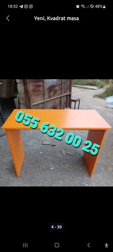 bağça üçün: Yeni, Kvadrat masa, Açılmayan, Stullar ilə, Azərbaycan — 14