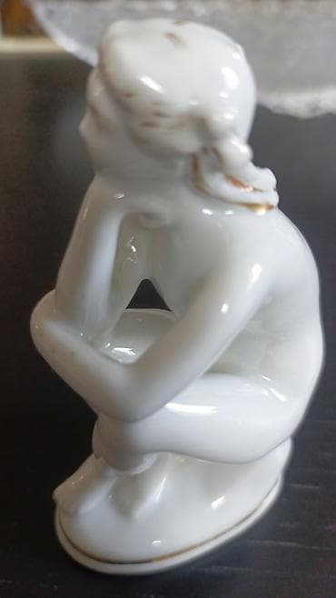 suvenir gəmi: Fiqur, Keramika, rəng - Ağ — 5